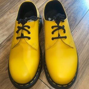 Dr. Martens with bouncing soles